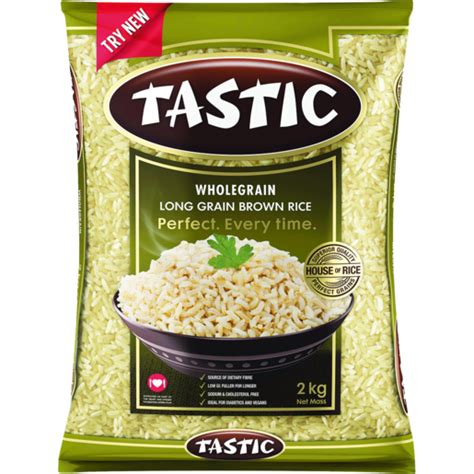 TASTIC WHOLEGRAIN BROWN RICE 2KG ARROZ - Yum Yum online