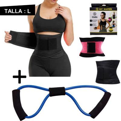 Pack Faja Soporte Liga De Resistencia Talla L Generico Falabella