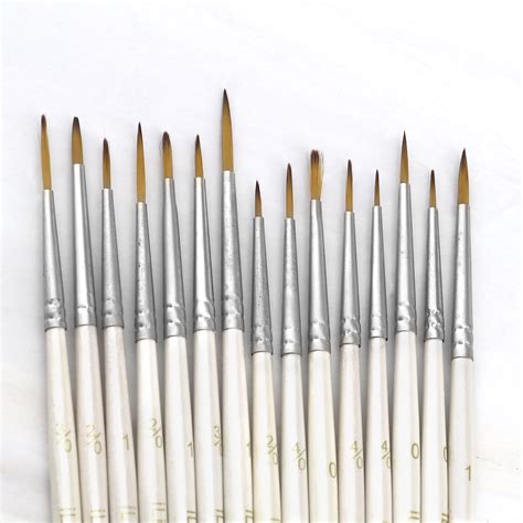 X Handle Miniature Detail Paint Brushes Mini Fine Detailing Painting