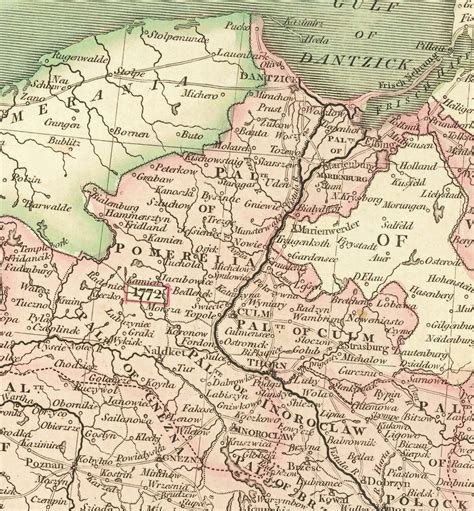 Old Map of Poland by John Cary, 1799 - Partitions of Polish-Lithuanian – The Unique Maps Co.