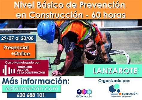 Curso Nivel Básico de Prevención en la Construcción E2 FORMACIÓN