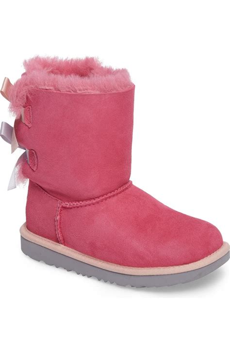 Ugg® Bailey Bow Ii Water Resistant Genuine Shearling Boot Nordstrom Shearling Boots Bailey