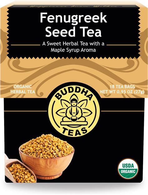 Buddha Teas Organic Fenugreek Seed Tea Ou Kosher Usda