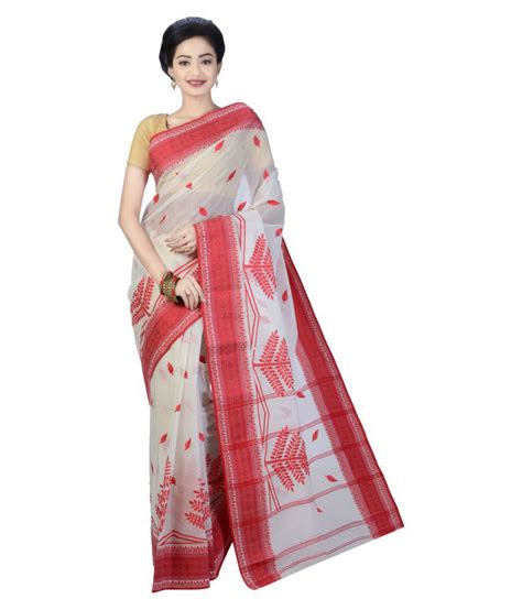 Sangam Kolkata Pink And Grey Bengal Cotton Saree Buy Sangam Kolkata