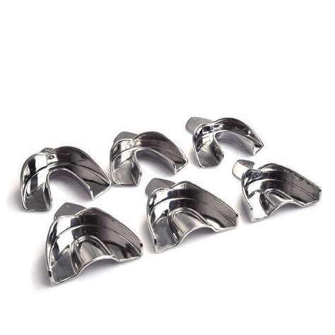 Ready StockDental Impression Trays Stainless Steel Non Perforated