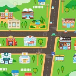 Places In Town Ocas Juego Educativo Idiomas Mobbyt