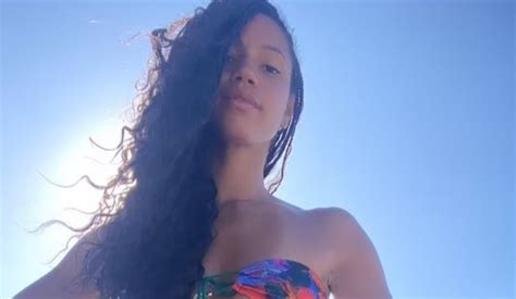 Vick Hope Goes Viral Showing Off Underboob In Skimpy Bikini BlackSportsOnline