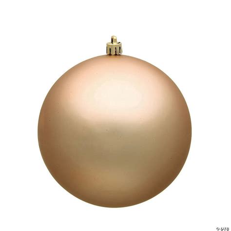 Vickerman Shatterproof 6 Cafe Latte Matte Ball Christmas Ornament 4