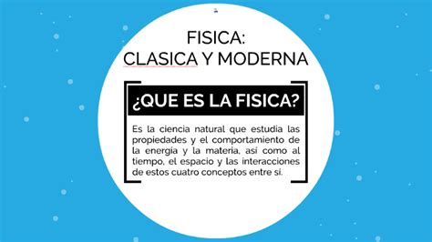 Cuadro Sinoptico De La Fisica Clasica Y Moderna Mientos Images