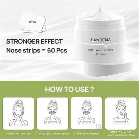 LANBENA Blackhead Remover - Peel Off Mask for Nose & Face, Blackhead ...