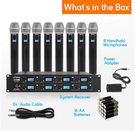 Pyle Sistema De Micr Fono Inal Mbrico Uhf Profesional De Canales