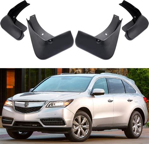 Moertifei Car Mudguard Fender Mud Flaps Splash Guards Compatible With Acura Mdx 2014