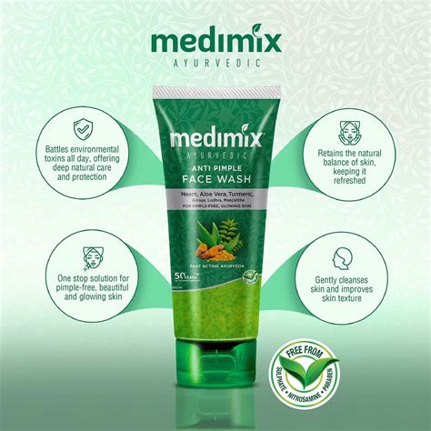 Buy Medimix Ayurvedic Anti Pimple Face Wash Ml Online Get Upto