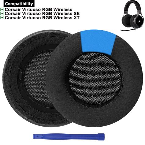 Cooling Gel Replacement Ear Pads Cushions Cups Earpads Repair Parts For