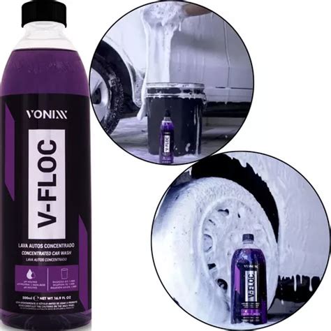 Shampoo Automotivo Neutro Concentrado V Floc Vonixx 500ml MercadoLivre