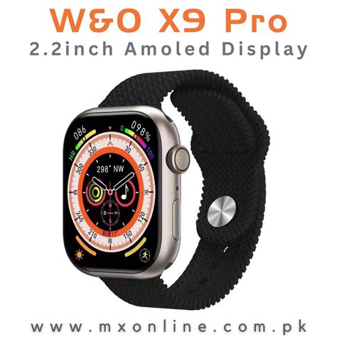 W O X Pro Super Amoled Big Display Smart Watch In Pakistan For Rs