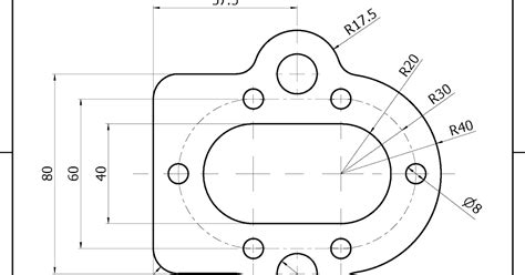 Cad Practice Drawings 58 - STUDYCADCAM