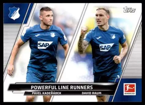 Topps Bundesliga Soccer Card Pavel Kaderabek David Raum Tsg