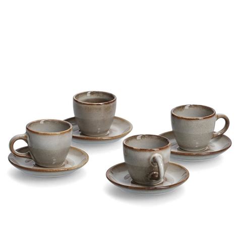 Neuetischkultur Espressotasse Espressotassen Set F 4 Personen Keramik Keramik