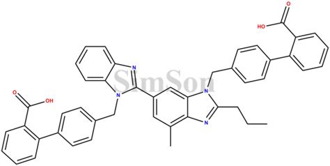 Telmisartan Dimer Impurity CAS No 884330 14 7 Simson Pharma Limited