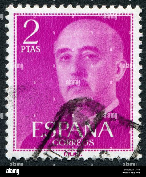 Spain Circa A Stamp Printed In The Spain Shows Gen Francisco