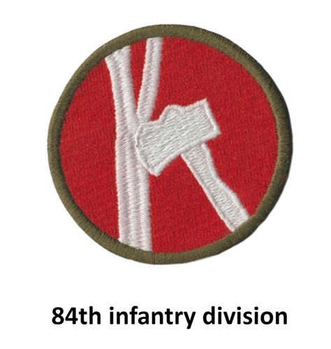 Patch Insigne 84th Infantry Division Us Army Us Army Patchs Insignes Mirag Militaria