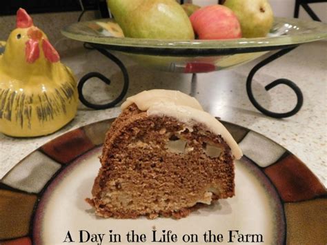 A Day In The Life On The Farm Spiced Pear Bundt Cake For BundtBakers