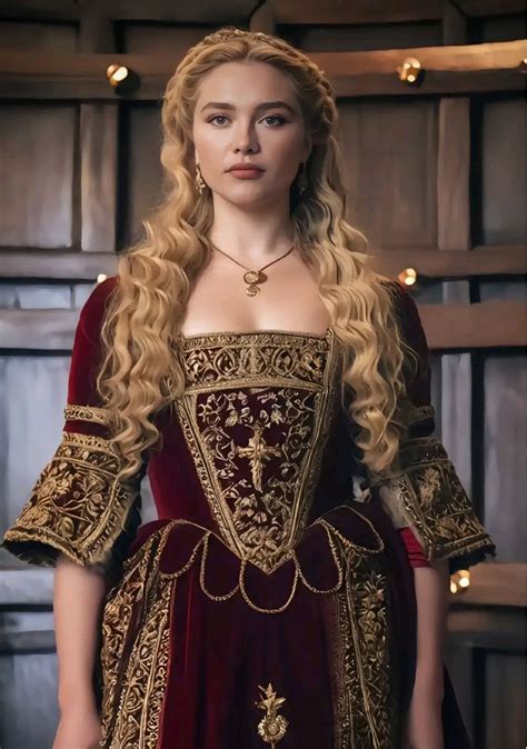 Florence Pugh As A Lannister By Ccarmyy On Tiktok En Vestidos