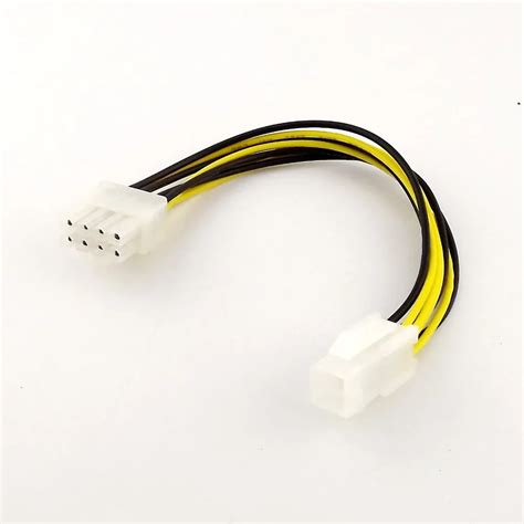 Pcs Atx Pin Male To Pin Female Power Supply Adapter Cable Computer