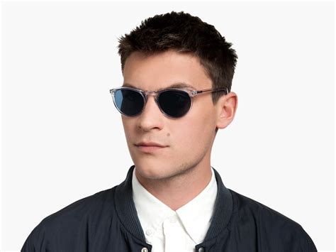 Haskell Sunglasses In Crystal Warby Parker