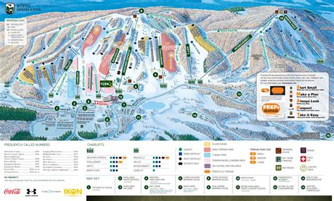 The Highlands Trail Map | SkiCentral.com