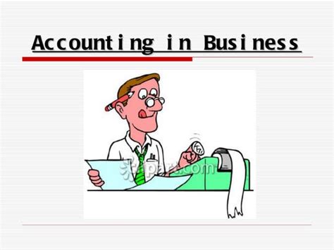 Accounting In Business Ppt