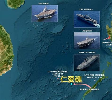 山東艦或迎戰1打3，美日澳3艘准航母攪動南海，中國航母已出港！ 每日頭條