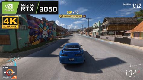 Forza Horizon 5 GeForce RTX 3050 4K Gameplay Astroboyarena YouTube