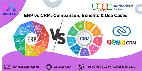 Erp Vs Crm Comparison Benefits Use Cases Abloom Corp I Zoho