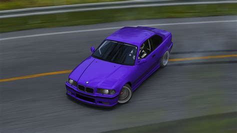 Drifting An M60 Swapped E36 Uphill Sadamine IDAS Assetto Corsa