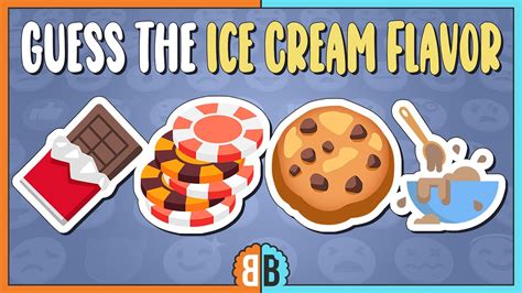 Guess The Ice Cream Flavors EMOJI RIDDLES YouTube