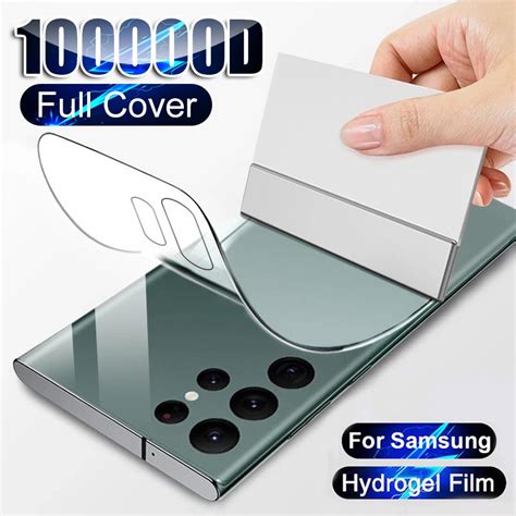 Full Cover Hydrogel Film For Samsung Galaxy S23 S22 S21 S20 Plus S23