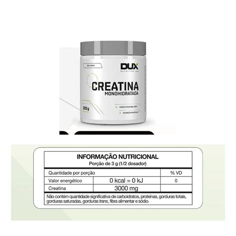 Creatina Monohidratada G Dux Nutrition Ww Curitiba Suplementos