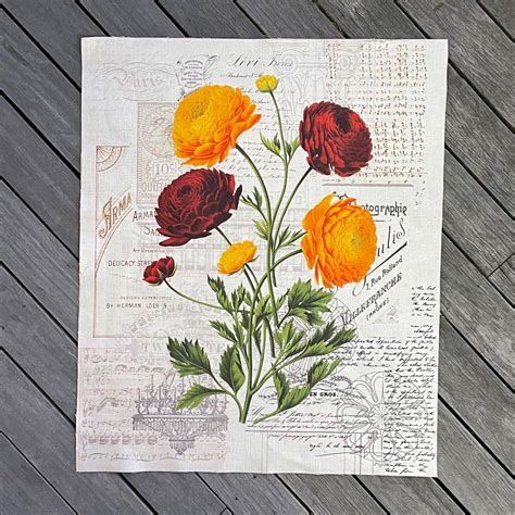 Botanical Journal Ranunculus Stroud Street Textiles Berrima Patchwork