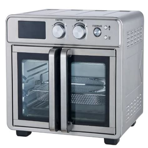 24 QT Freidora De Aire Extra Grande Horno Tostador De Convecci N De