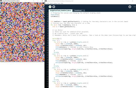 creative coding  processing  behance