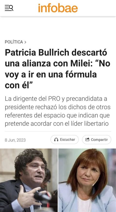 Juliana Santillán Juarez Brahím on Twitter Patricia descartó una