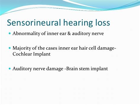 Deafness statistics & causes