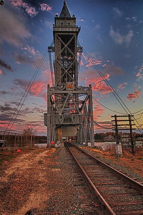 Buzzards Bay Railroad Bridge Photograph by Constantine Gregory - Pixels