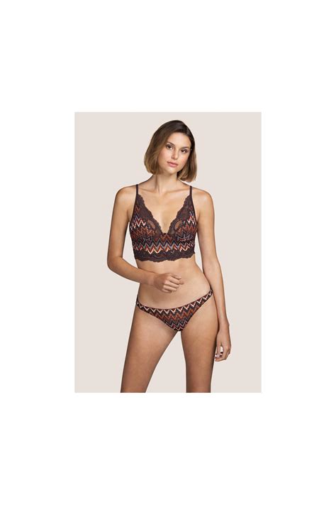 Brown Wireless Bra Andres Sarda Sales Brown Lace Lingerie Unas