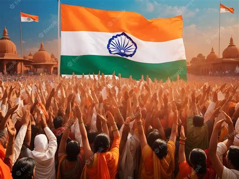 Premium Ai Image Indian Independence Day Celebration