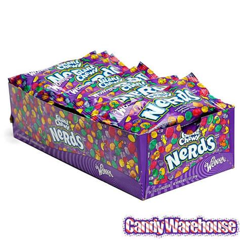 Giant Chewy Nerds Candy Packs 24 Piece Box Bestcandyshop