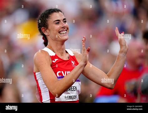 Wales Olivia Breen Celebrates After Winning The Womens T3738 100m