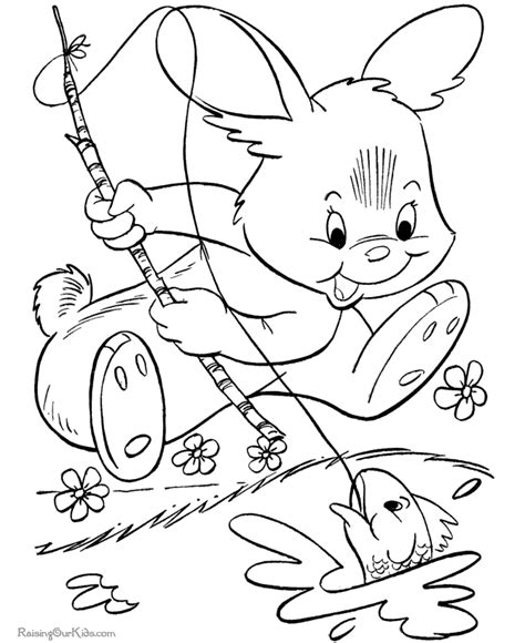 Bunny To Print And Color Clip Art Library